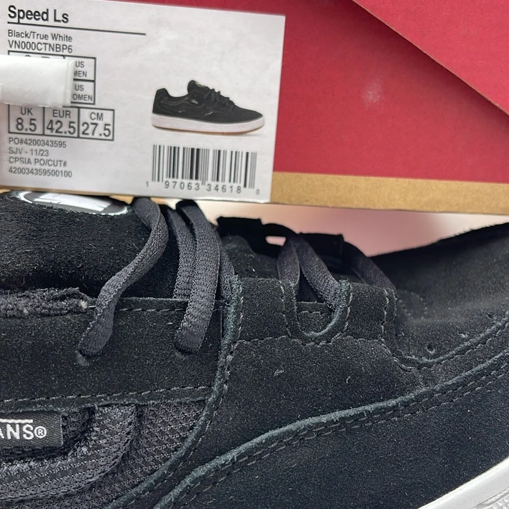 Vans Men’s Speed Ls Black/True White
VN000CTNBP6 Sneakers - Picture 16 of 16